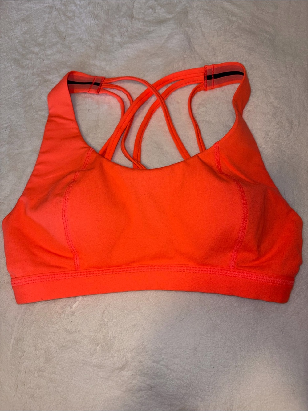 Sweaty Betty Strappy Sports Bra - Bright Coral